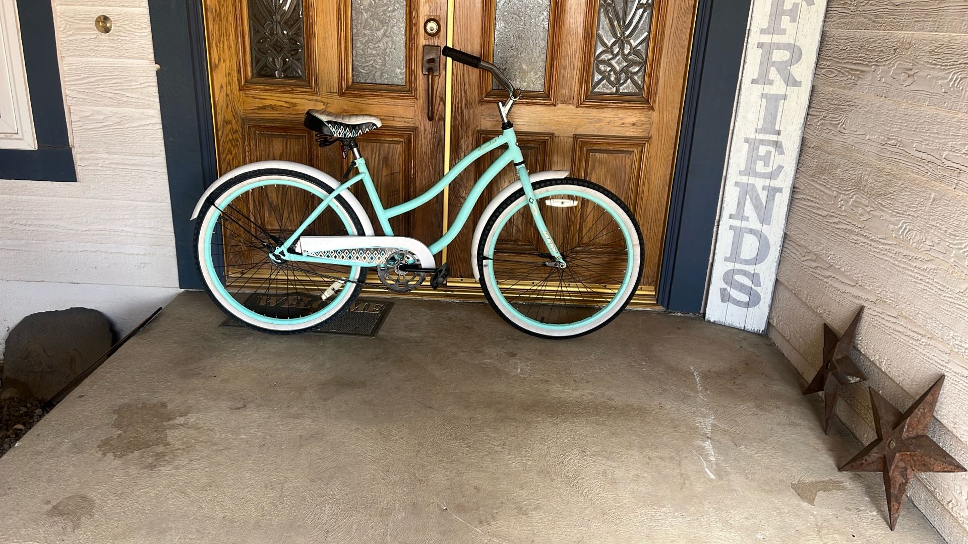 Huffy brand SUMMERLAND edition 24” Single Speed, Coaster Brake Beach Cruiser Bicycle