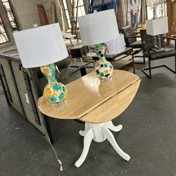 Folding Leaf Solid Wood Table 