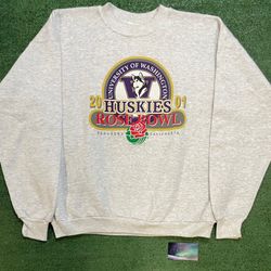 Vintage 1990s UW university of Washington Huskies crewneck