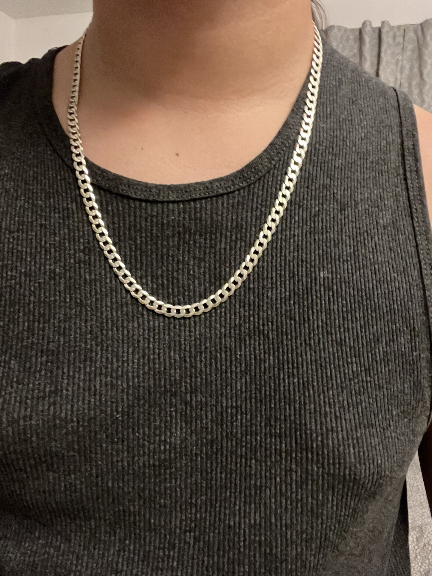 925 Silver Cuban Chain