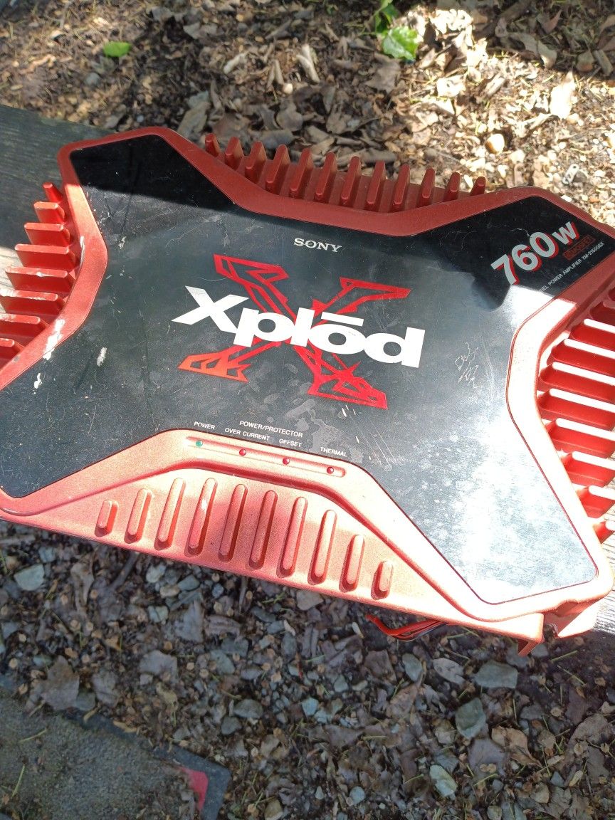Sony Xplod 760w Amp