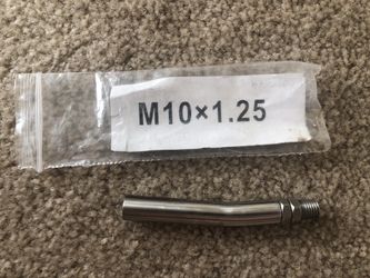 10X1.25 CURVED STAINLESS SHIFTER EXTENDER EXTENSION FOR MAZDA S14 S13 S15 240SX