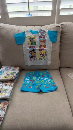 Paw Patrol Kids Shorts & T Shirt Set 18 Mo 2T & 4T