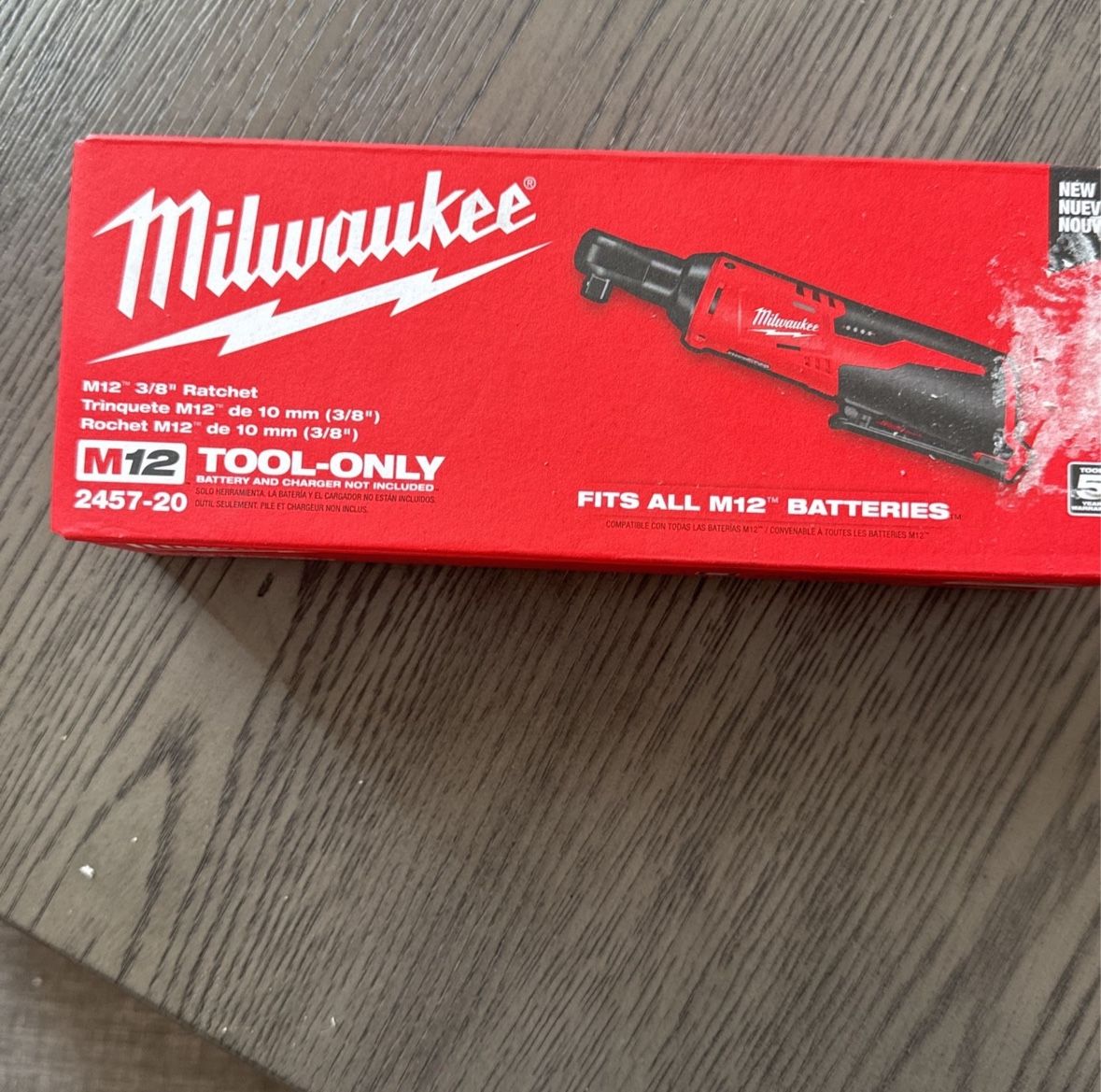 Milwaukee M12 3/8’’ Ratchet Tool Only!