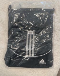 Adidas Alliance Sackpack Drawstring Backpack – Black/White – New