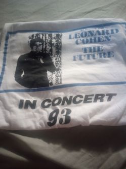 vintage 90s leonard cohen shirt