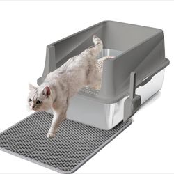 Xl Stainless Steel Litter Box 