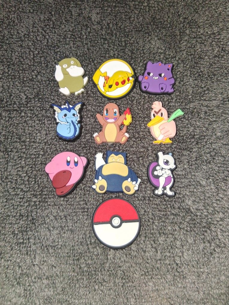 Pokémon Croc Charms