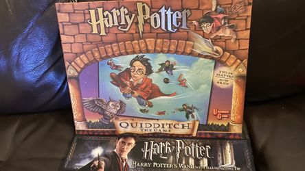 Harry Potter Quidditch the game and wand