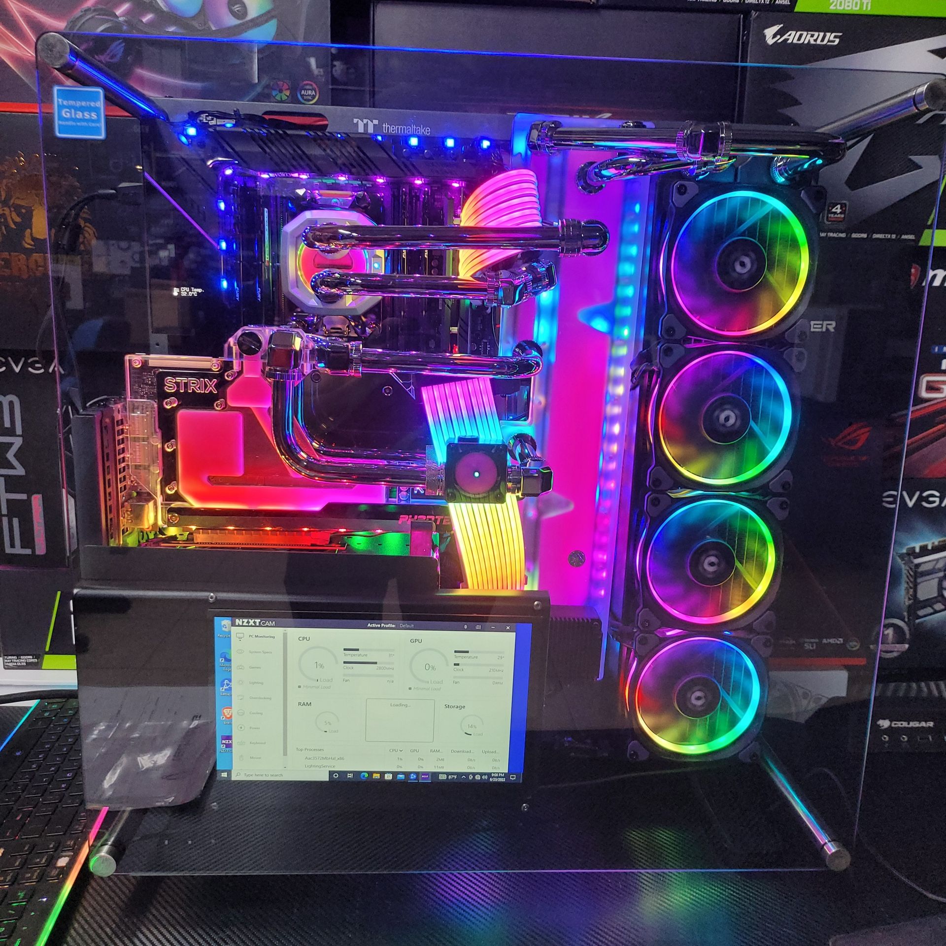 Thermaltake P5 Custom Hard Copper Tube Gaming Pc ** RTX 3090