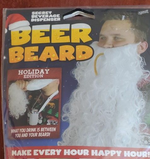 Beard With Drink Holder 