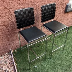 2 Woven Back Bar Stools (Pair) Southern Highlands Area Vegas
