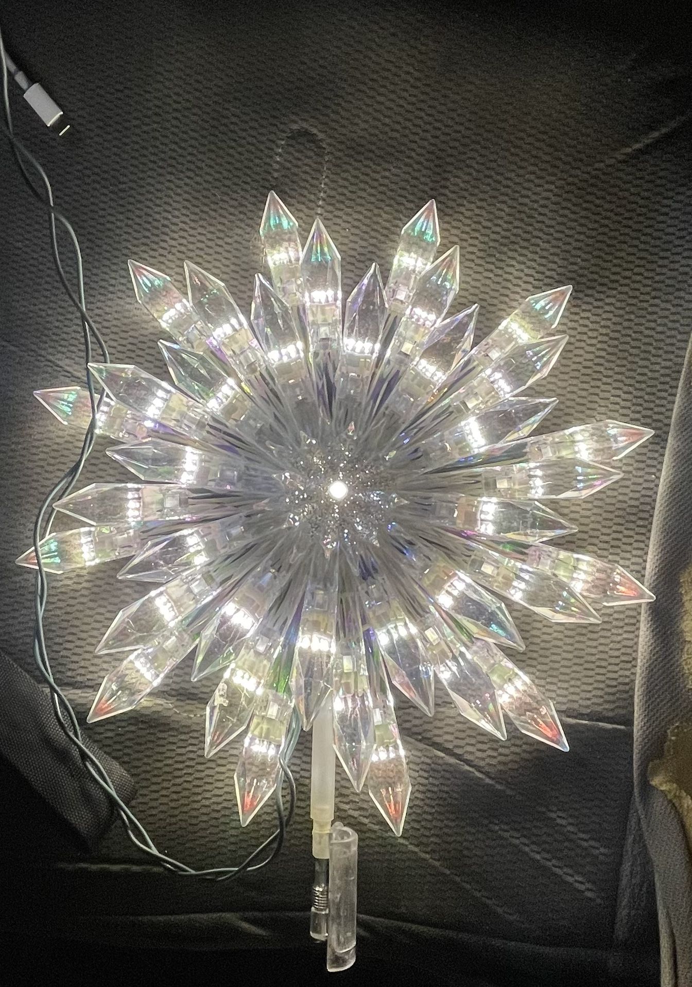 Crystal Snowflake ❄️ Treetop