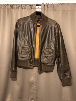 Women’s Steve Madden leather jacket- size M