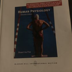 Human Physiology 11th Edition International Version  Same Just Not hard book