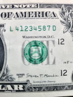 1$Star Note Low Serial Number