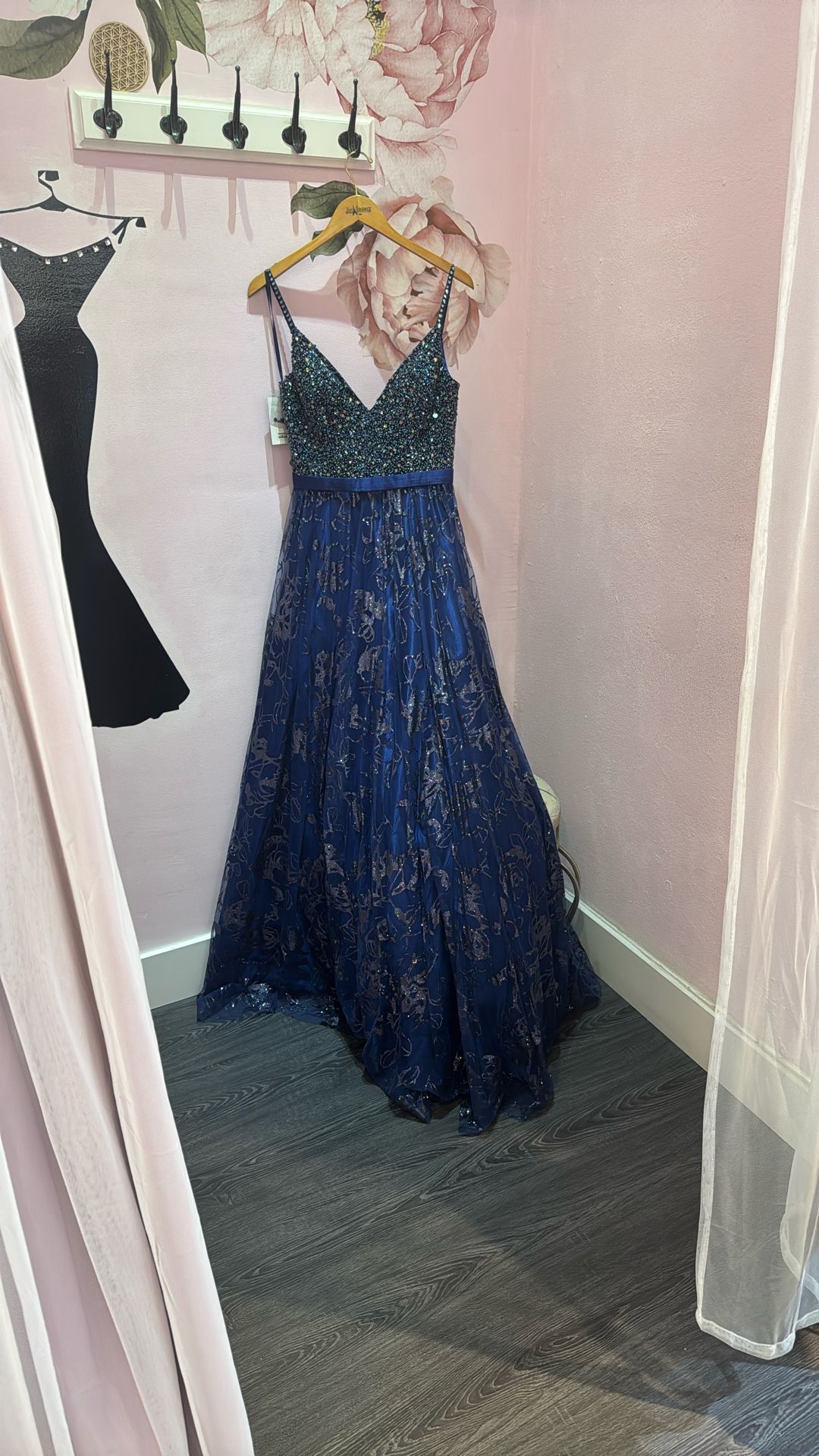 Navy Blue Prom Dress/Quinceanera Dress