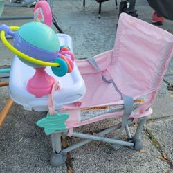 Summer Pink Play And Eat Chair 