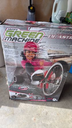 Huffy Green Machine Drastic still inside the box. This is vintage.  Asking price is $60.00