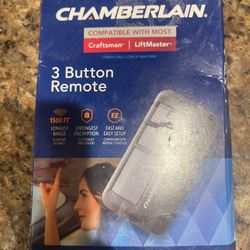 chamberlain 3 button garage door remote 