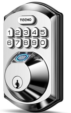 TEEHO TE002 Fingerprint Door Lock, Keyless Entry Door Lock, Electronic Keypad Security Deadbolt, Smart Front Door Locks