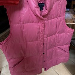 LANDS’END “Goose-down” Puffer vest Jacket