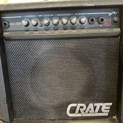 Electric Guitar Amplifier- Crate  GX-15R Full Reverb 2 Channel 