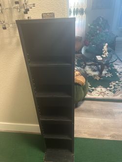 Black shelves