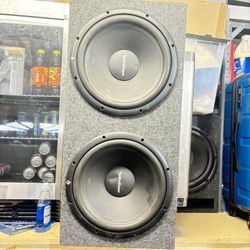 Two Rockford Fosgate 12s