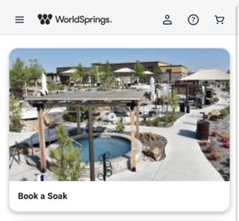 Day pass World Springs for $20