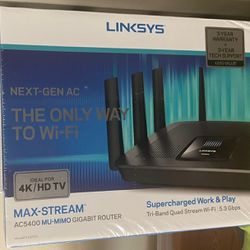 Linksys Router And WiFi Adapter