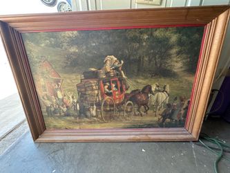 Enoch Wood Perry Stagecoach Print - large painting