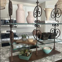 Iron & Glass Shelf 