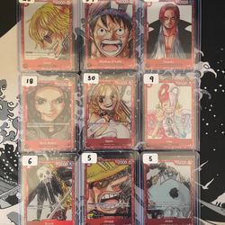 Film Red One Piece Cards