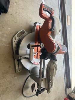 Ridgid 12” compounding miter saw