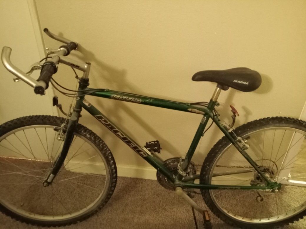 Green Scorpio Pacific Bike 