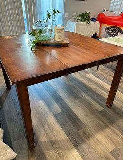 Bar-Height Dining Table with Extension Leaf – $100 OBO