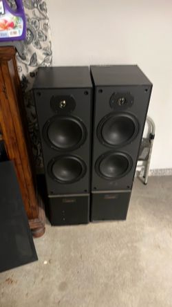 Tower speakers for sale.