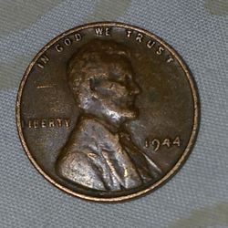 1944 Wheat No Mint Mark