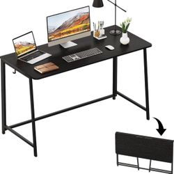 WOHOMO Folding Desk, 47.2" Foldable Computer Desk
