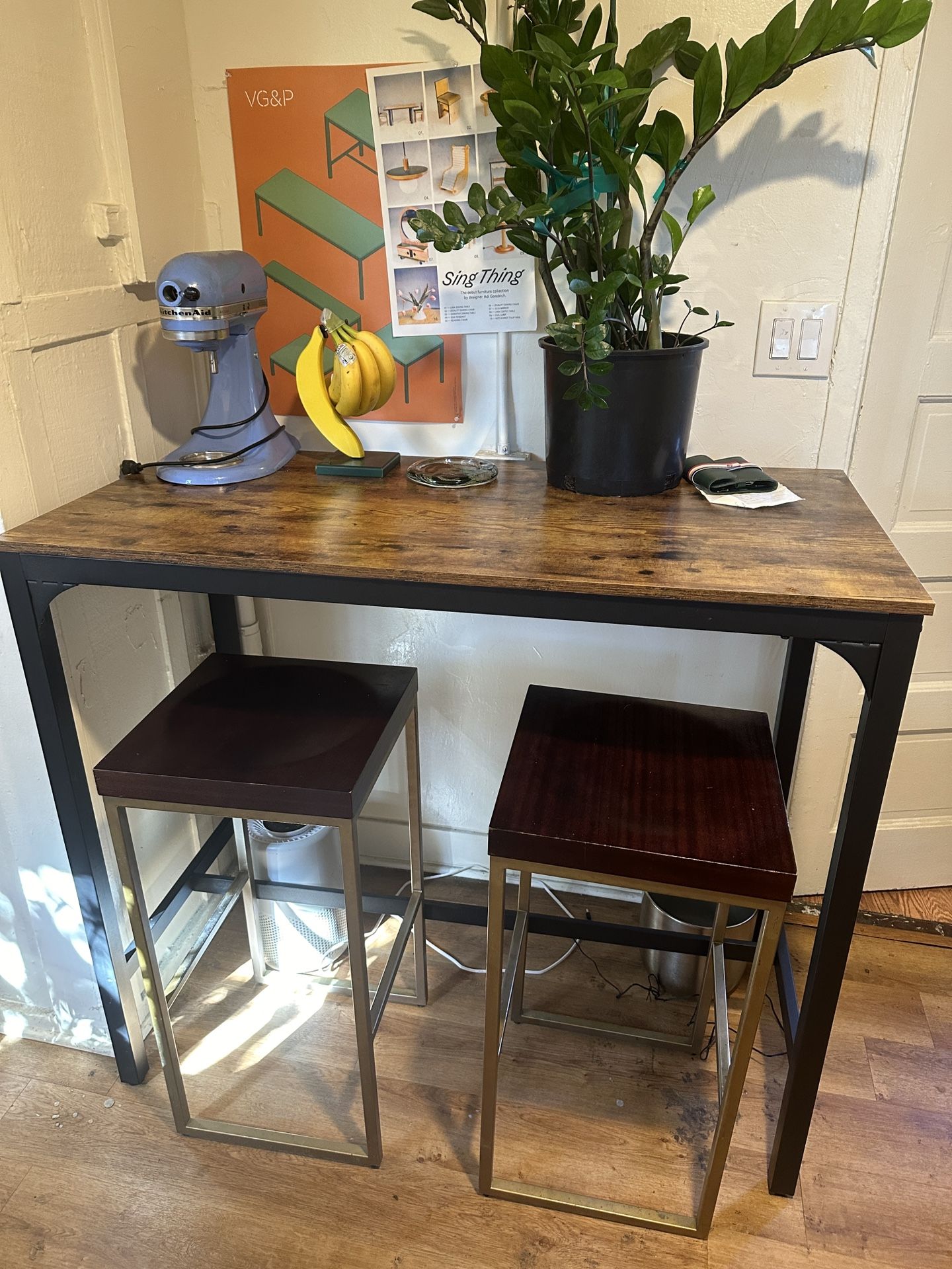 Bar Height Table And stools