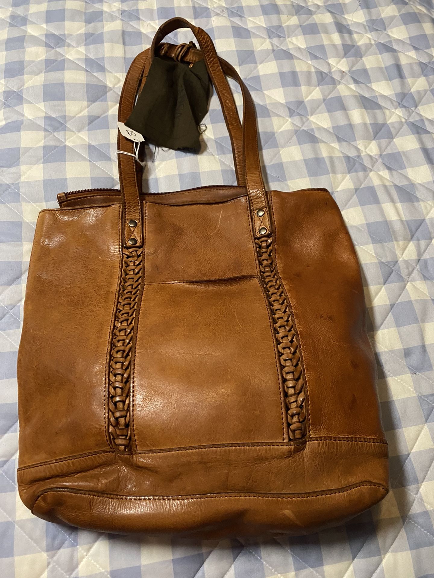 Brown Leather Shoulder Purse