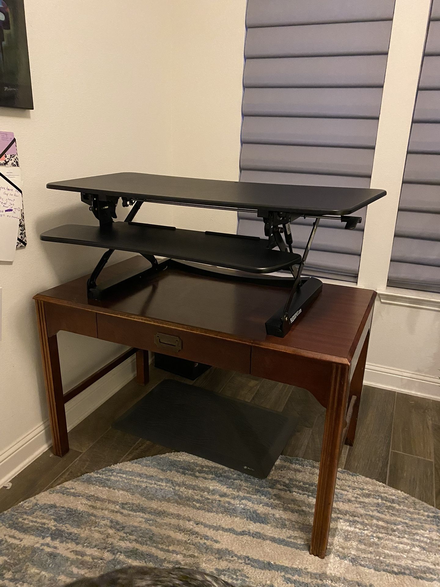 Standing Desk Converter And Desk