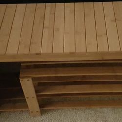 Bamboo Shoes/Boot Rack
