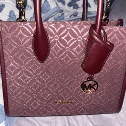 MIRELLA SMALL METALLIC LOGO JACQUARD CROSSBODY BAG