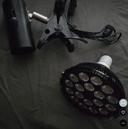 Red light therapy lamp