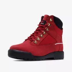 Red Timberland Field Boots