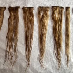 19” Human Hair Extensions (7 Piece) Clip In 