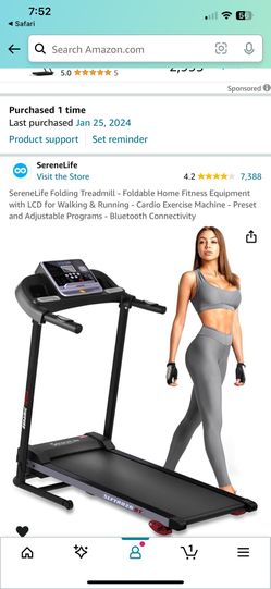 SereneLife Foldable Treadmill 