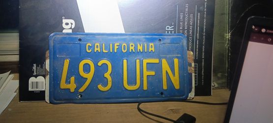 Useable Vintage Licenseplates